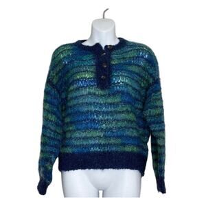 Bernat Klein Hand Knit Scotland Wool Mohair Sweater Size M/L?